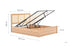 Corxley Rattan Ottoman Bed Oak